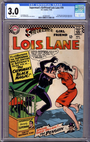 Superman's Girl Friend, Lois Lane   70 CGC 3.0 (GD/VG)   (1966)