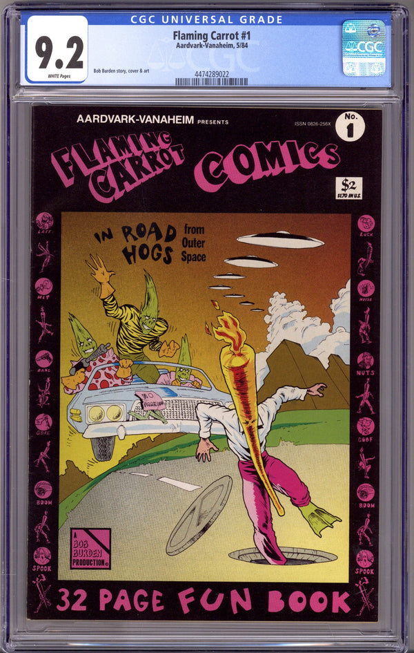 Flaming Carrot Comics 1 CGC 9.2 (NM-) (1984)