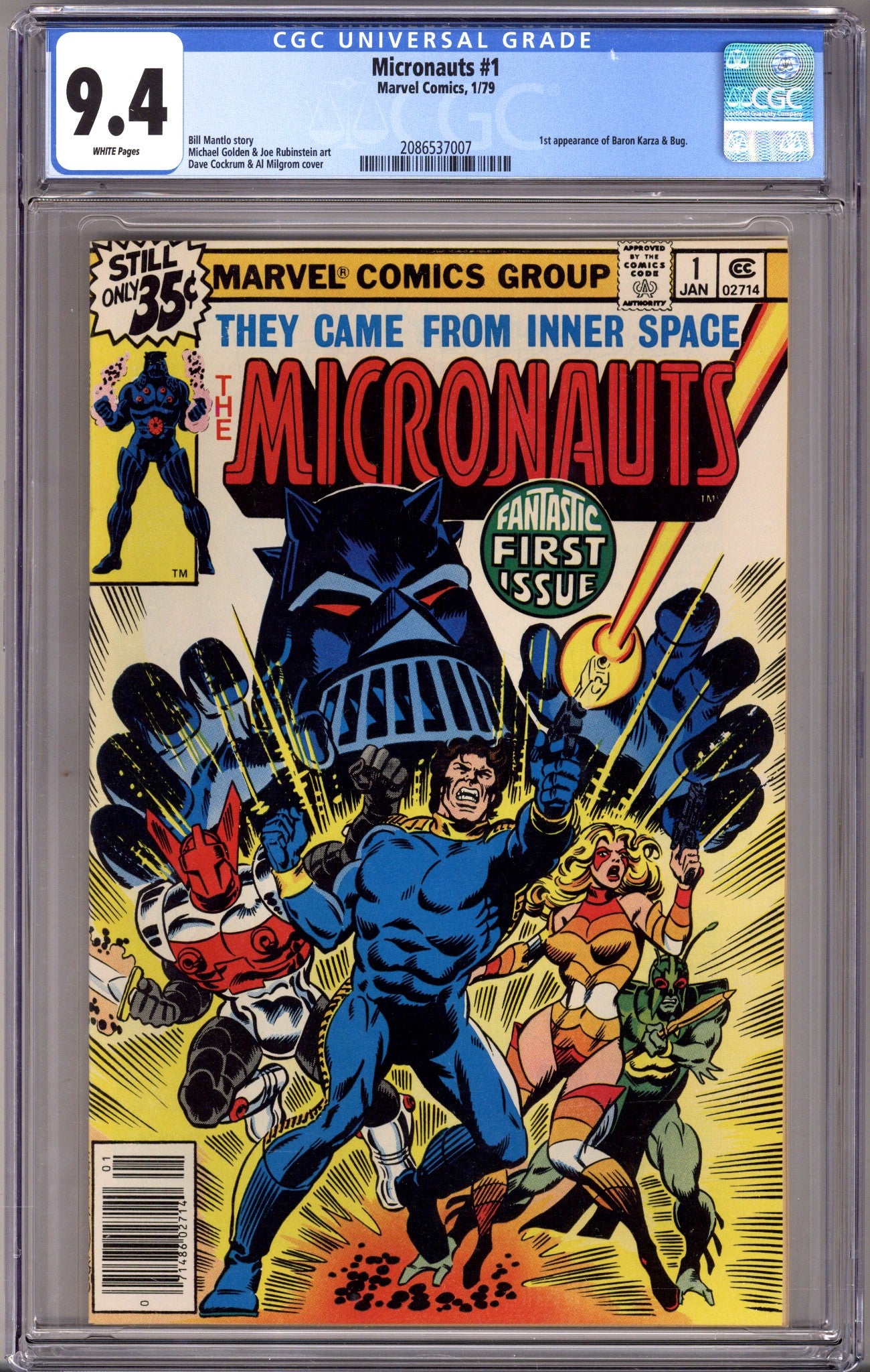 Micronauts Vol 1 1 CGC 9.4 (NM) (1979) 