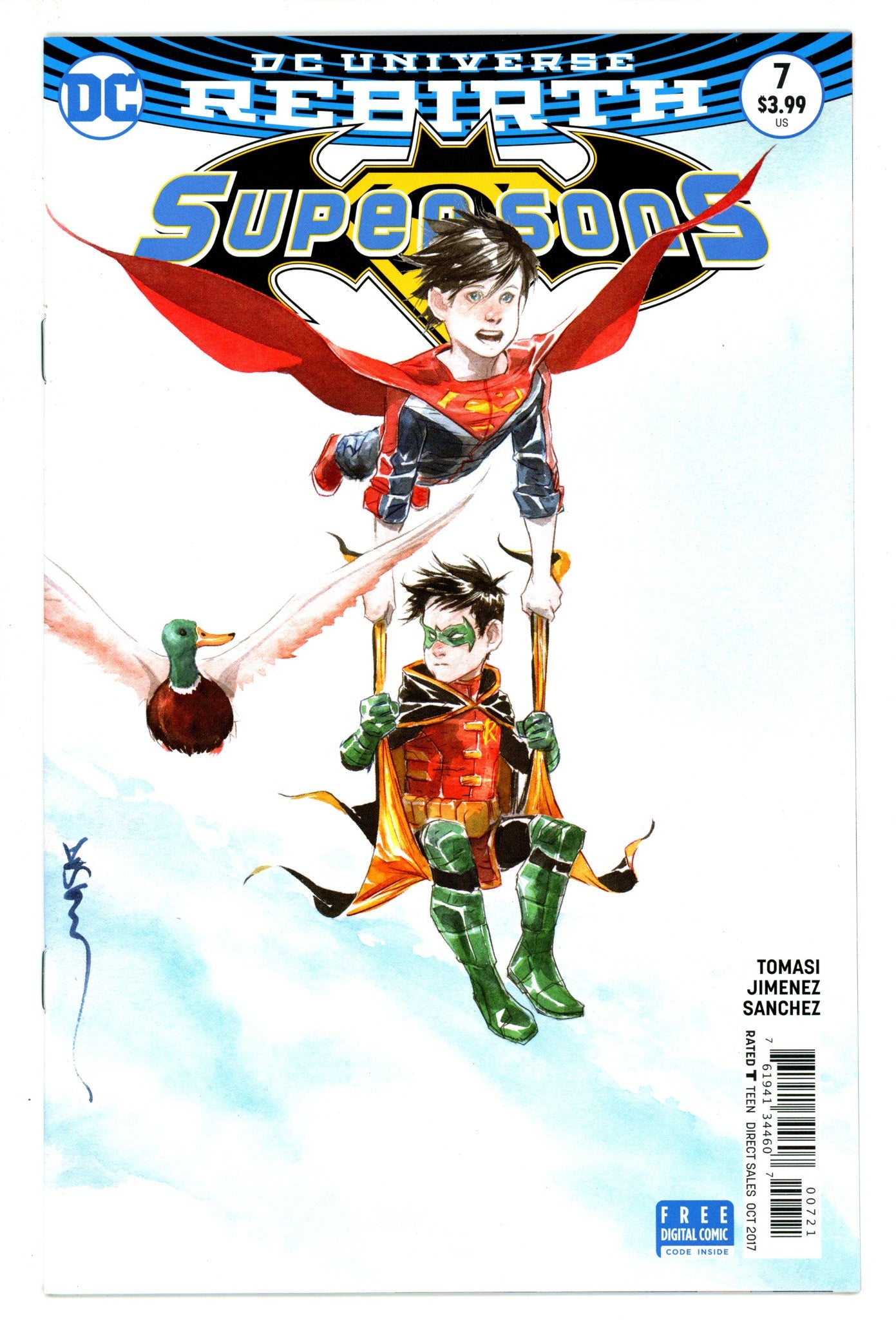 Super Sons 7 High Grade (2017) Nguyen Variant 