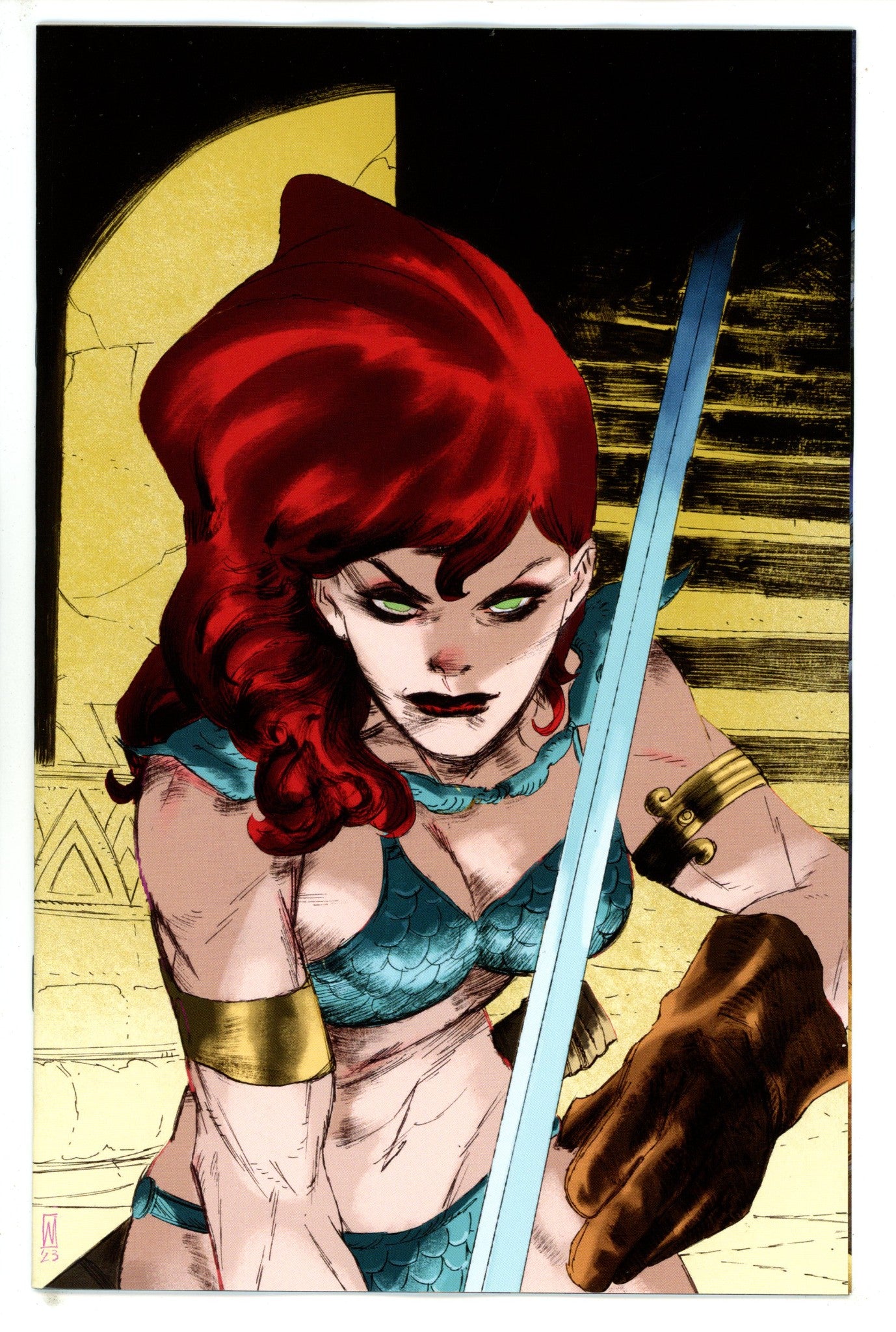 Red Sonja Vol 7 2 Dell'Edera Virgin Incentive Variant NM- (2023)