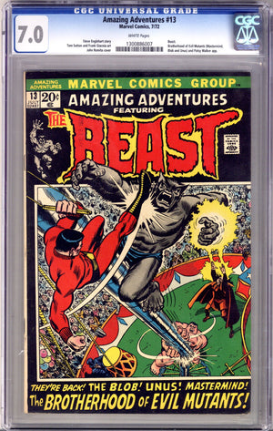 Amazing Adventures Vol 2 13 CGC 7.0 (1972)