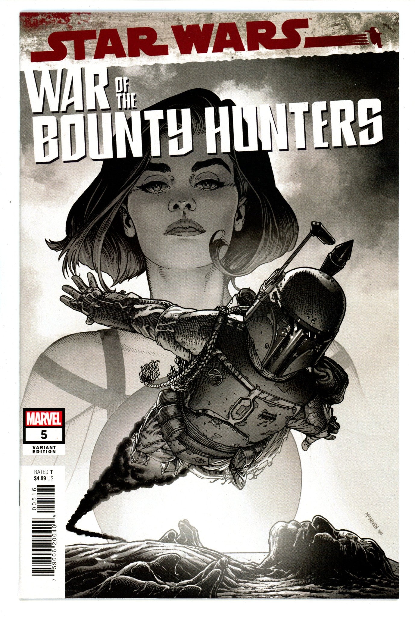 Star Wars: War of the Bounty Hunters 5 High Grade (2021) McNiven Variant 