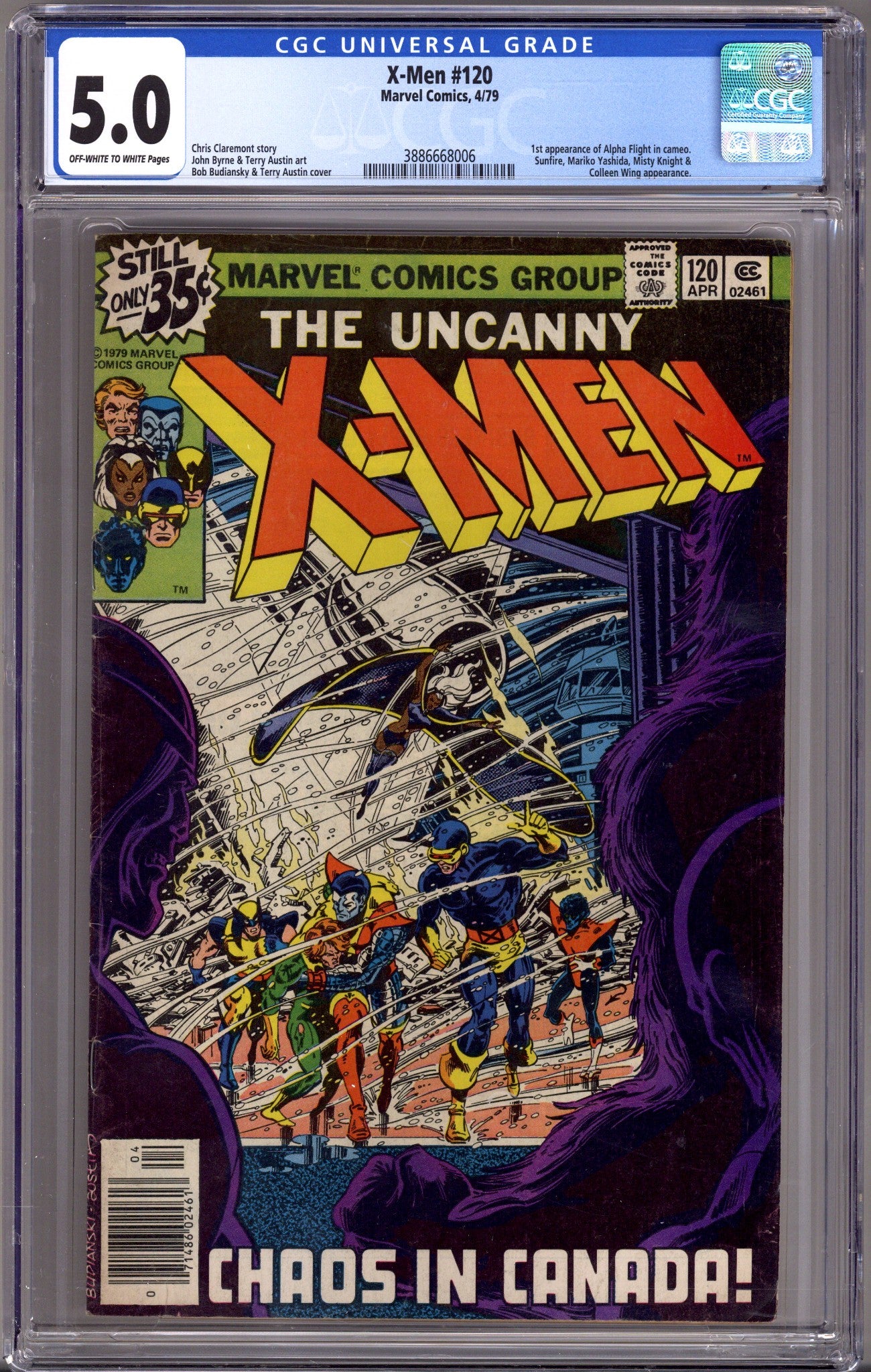 The X-Men Vol 1 120 CGC 5.0 (VG/FN) (1979) 