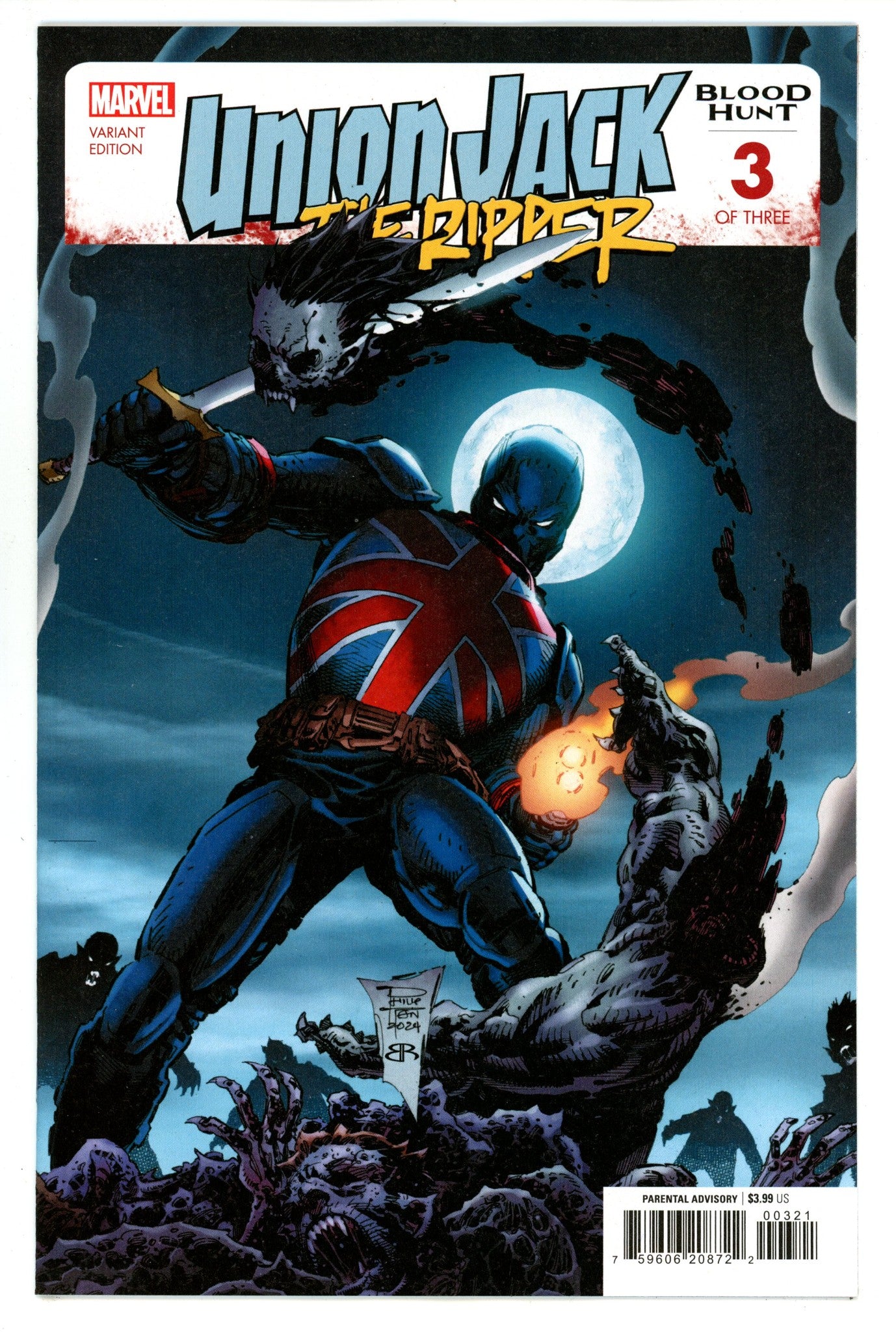 Union Jack The Ripper: Blood Hunt 3 Tan Variant (2024)