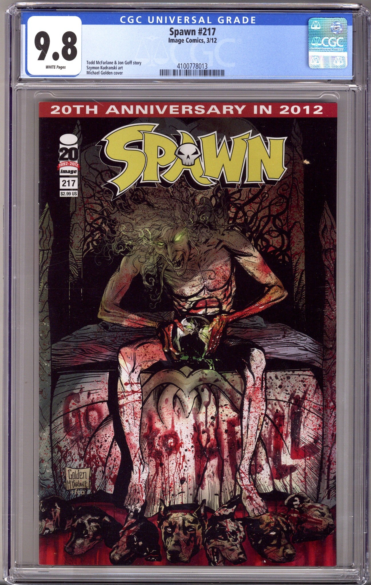 Spawn 217 CGC 9.8 (NM/M) (2012)