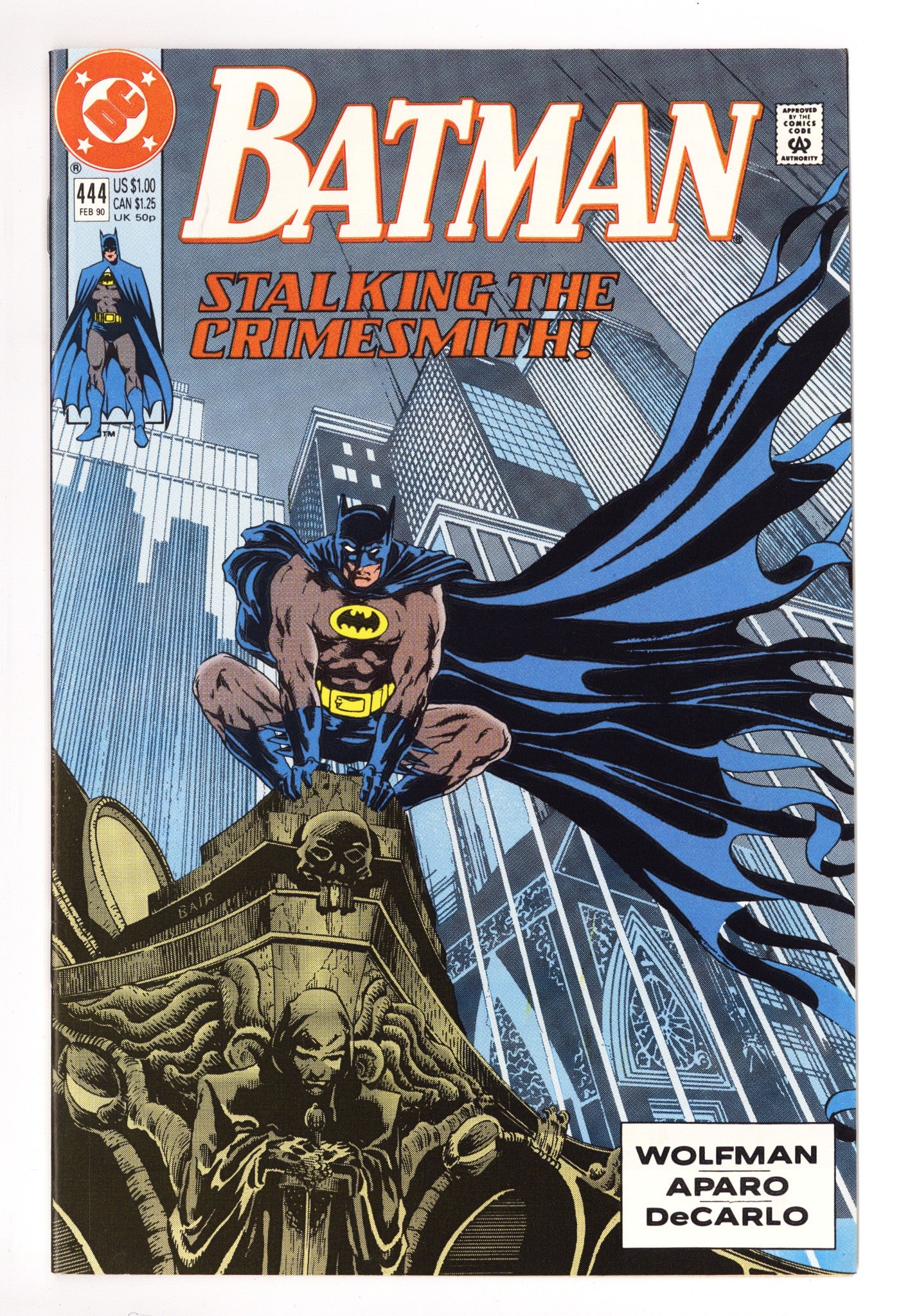 Batman Vol 1 444 High Grade (1990) 