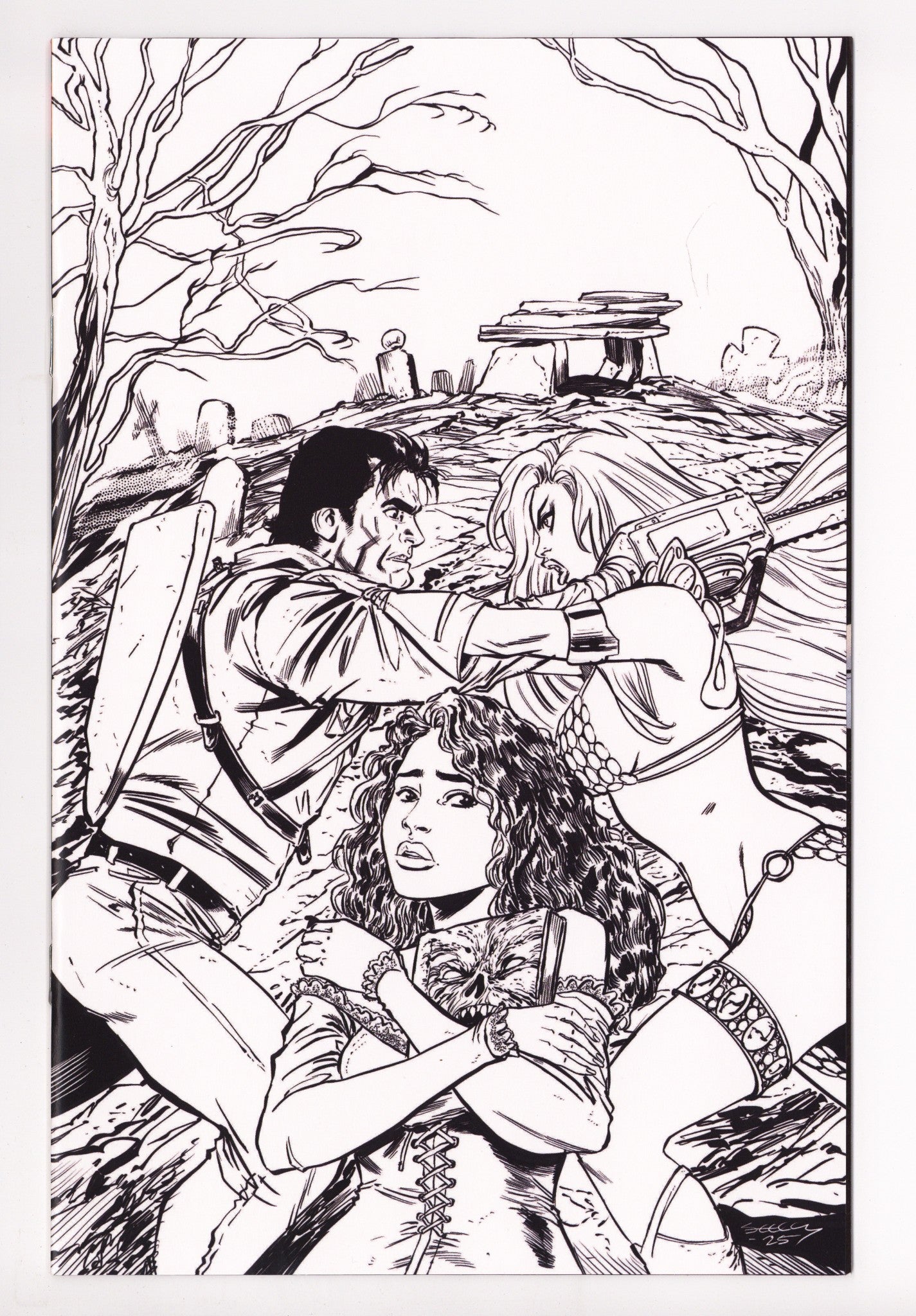 Red Sonja Vs Army Of Darkness 5 Seeley B&W Virgin Incentives (2025)