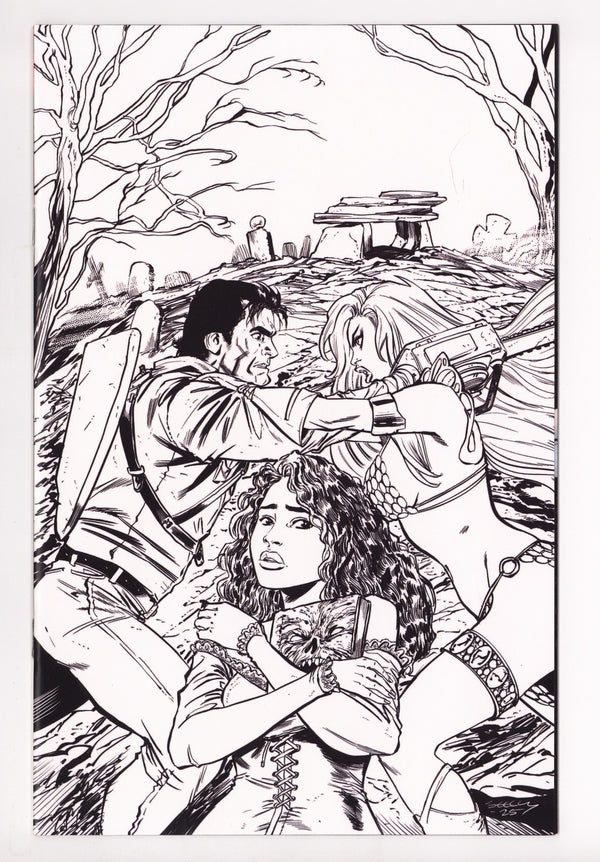 Red Sonja Vs Army Of Darkness 5 Seeley B&W Virgin Incentives (2025)