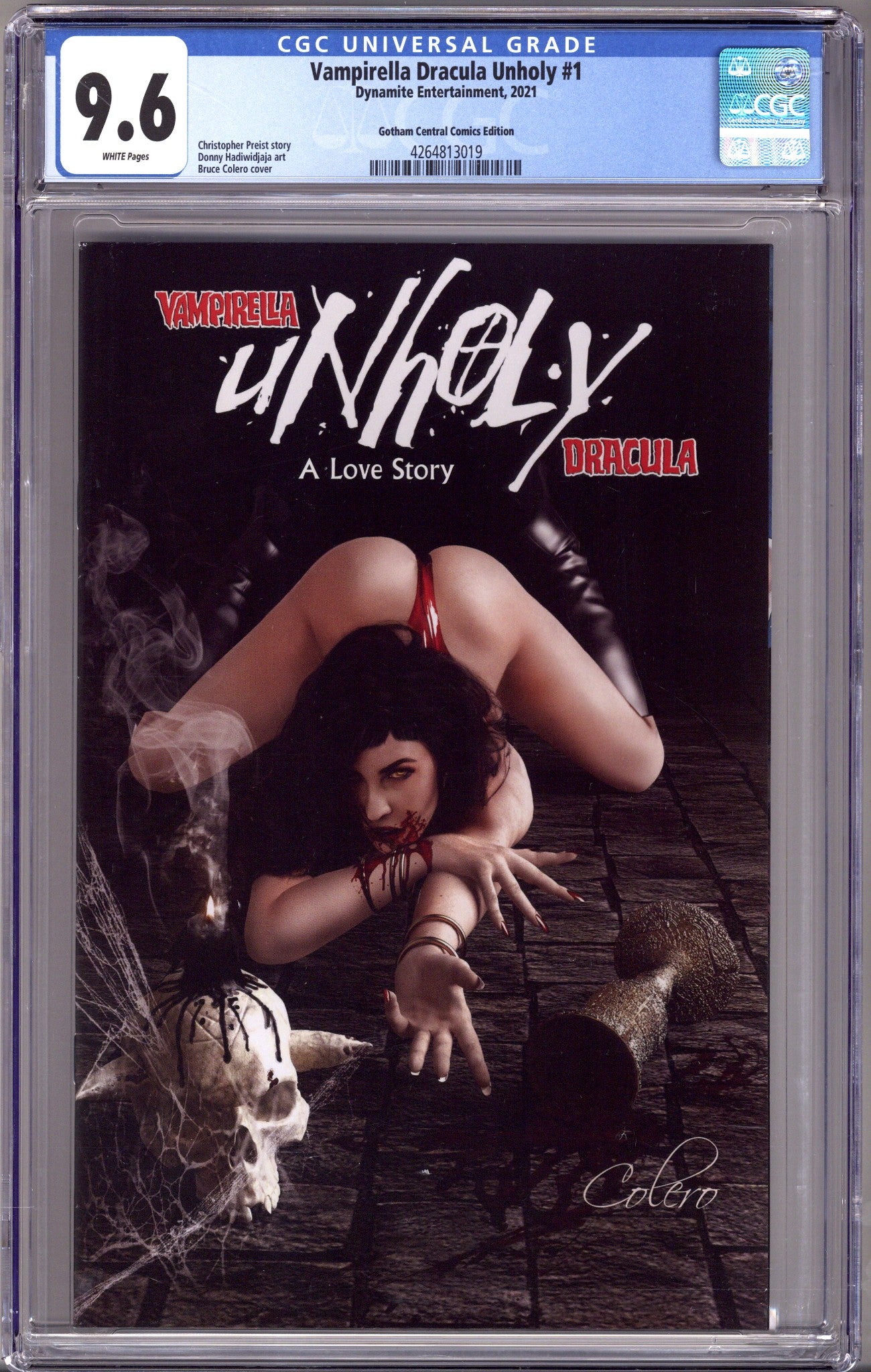 Vampirella Dracula Unholy 1 CGC 9.6 (NM+) (2021) Coero Exclusive Variant 