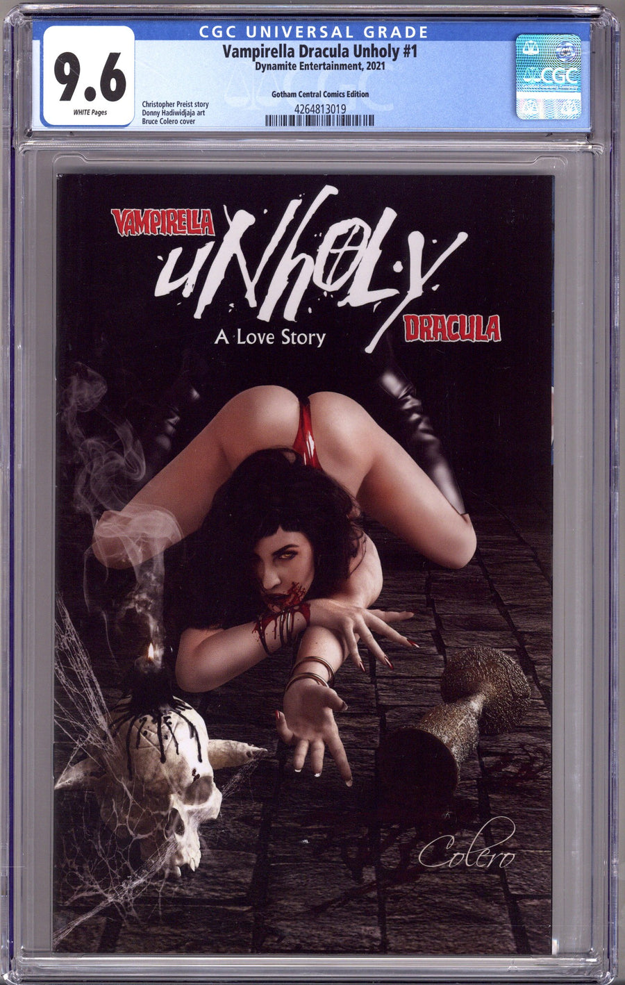 Vampirella Dracula Unholy 1 CGC 9.6 (NM+) (2021) Coero Exclusive Variant 