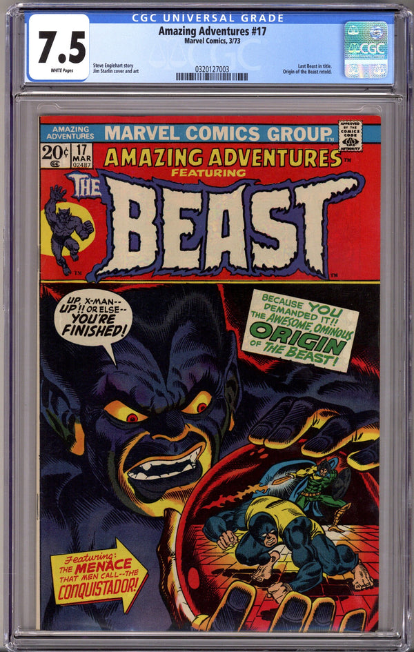 Amazing Adventures Vol 2 17 CGC 7.5 (1973)