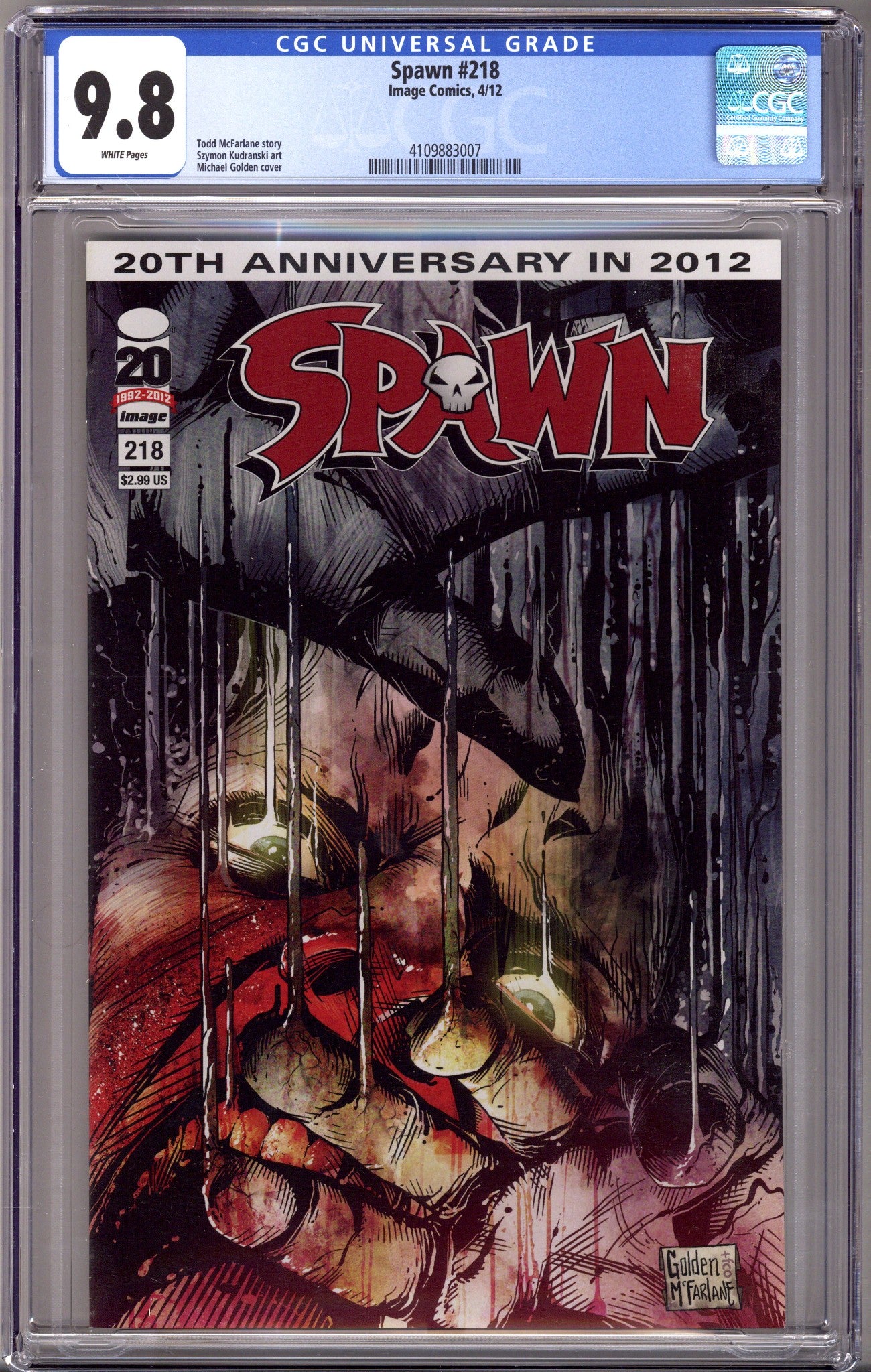 Spawn 218 CGC 9.8 (NM/M) (2012)