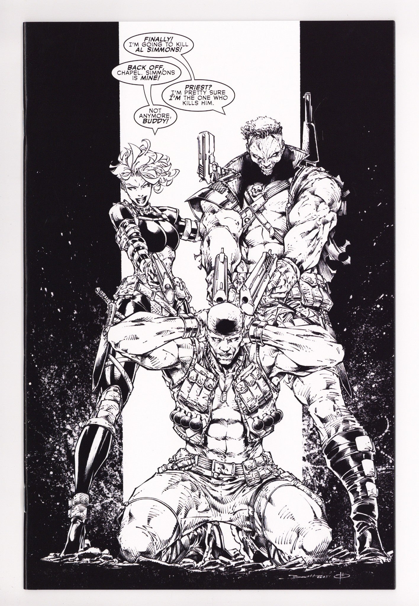 Spawn 370 Booth B&W Variant (2025)