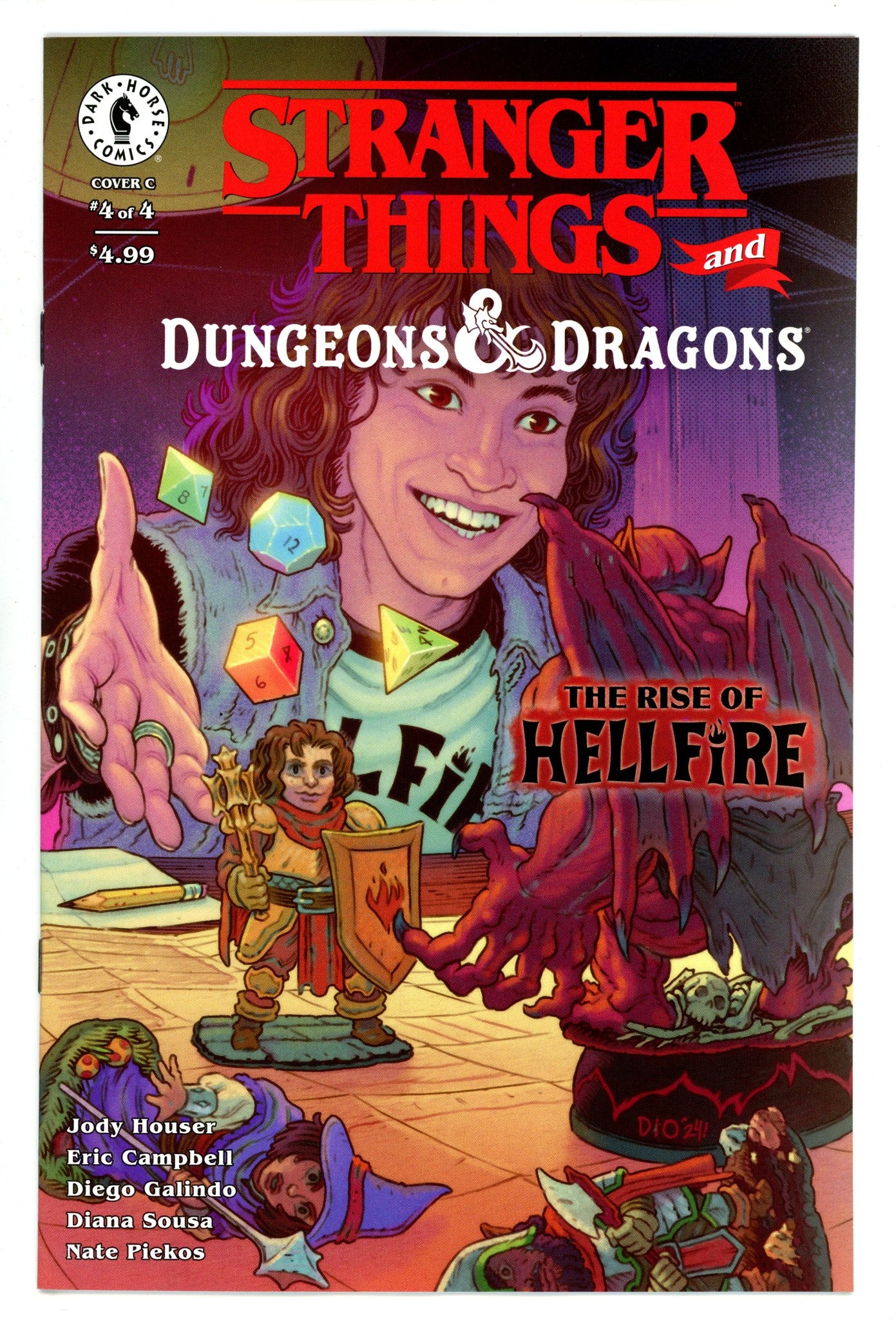 Stranger Things And Dungeons & Dragons: The Rise Of Hellfire 4 Irizarri Variant (2025)