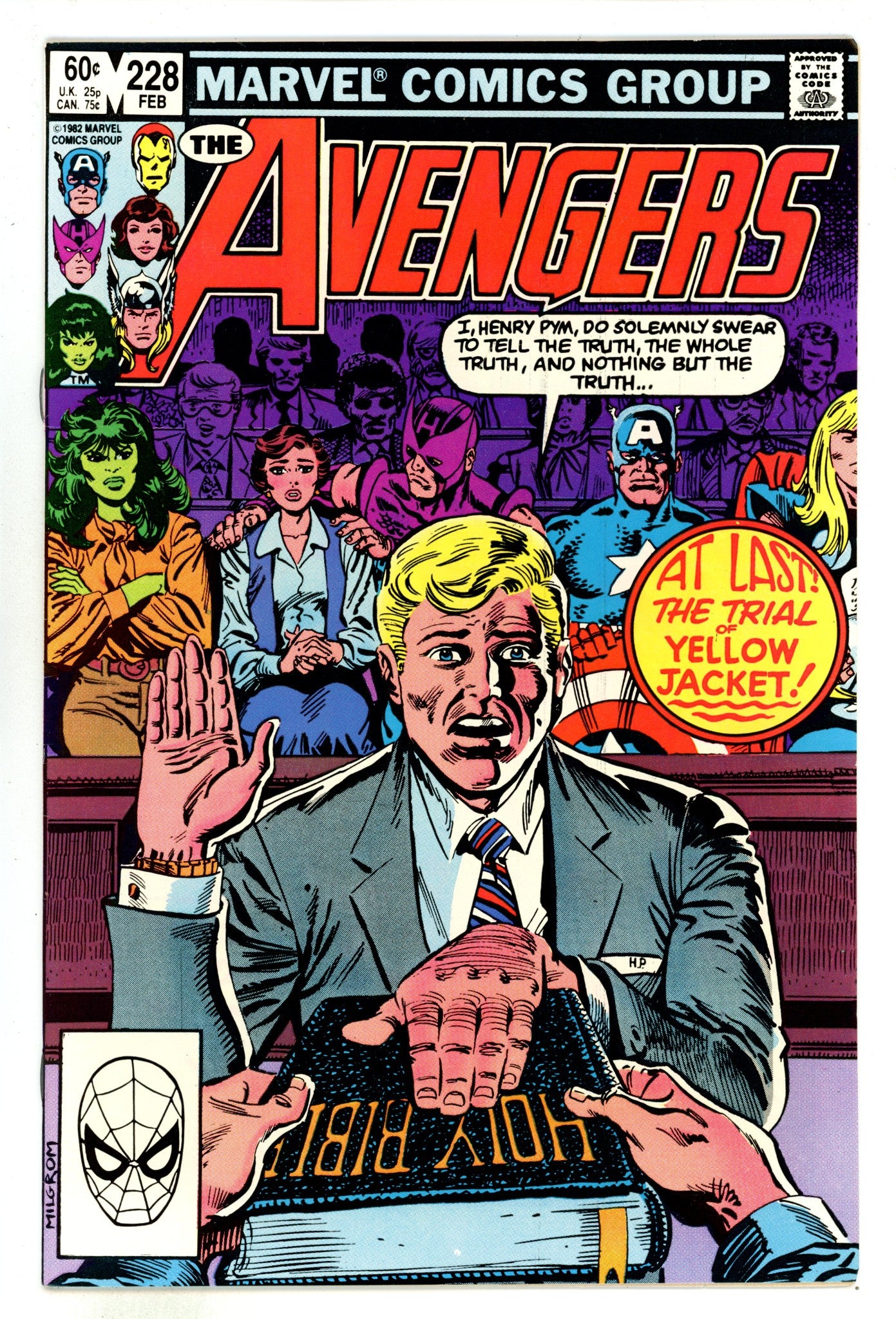 The Avengers Vol 1 228  High Grade   (1983)        