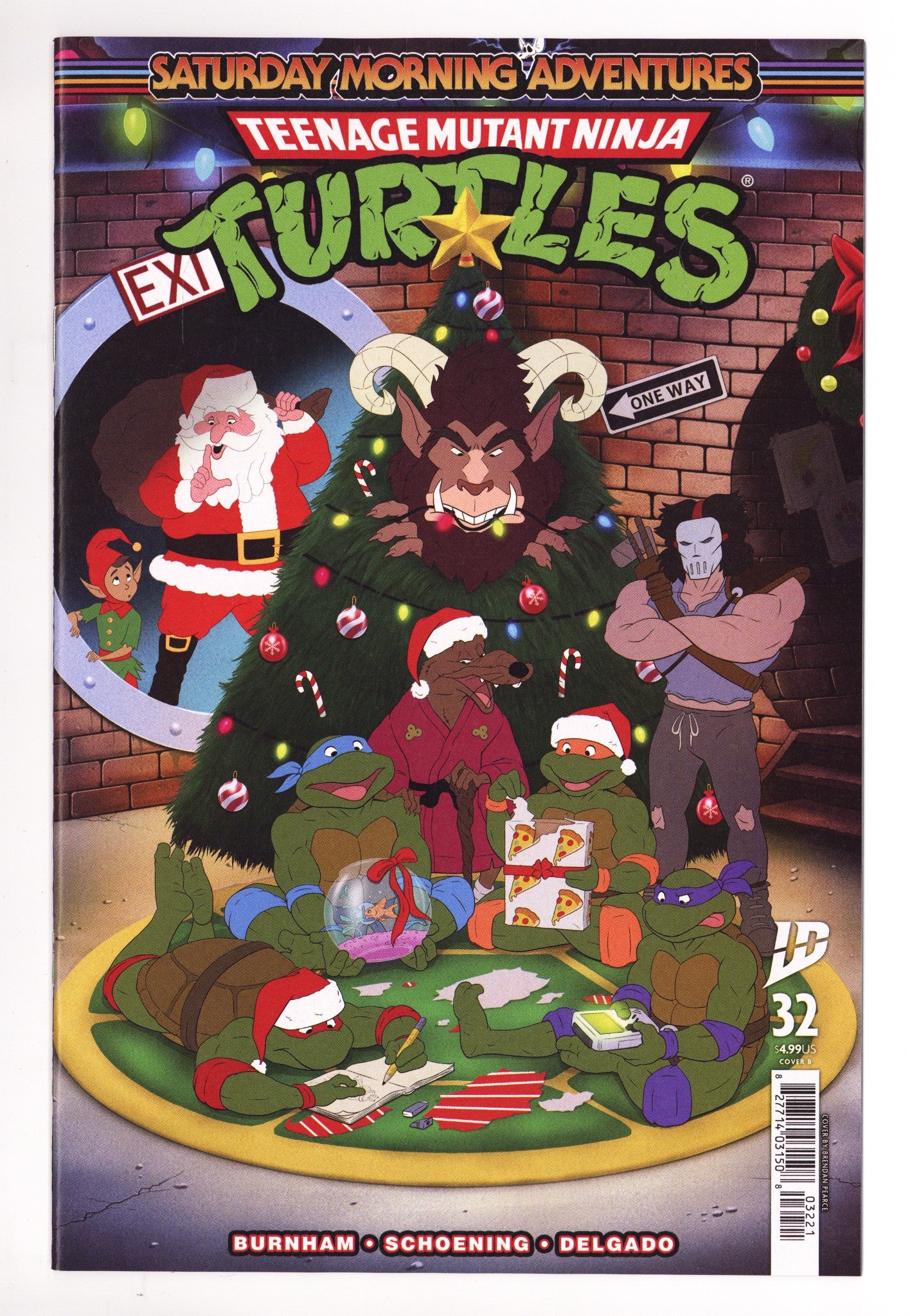 Teenage Mutant Ninja Turtles: Saturday Morning Adventures 32 Pearce Variant (2025)