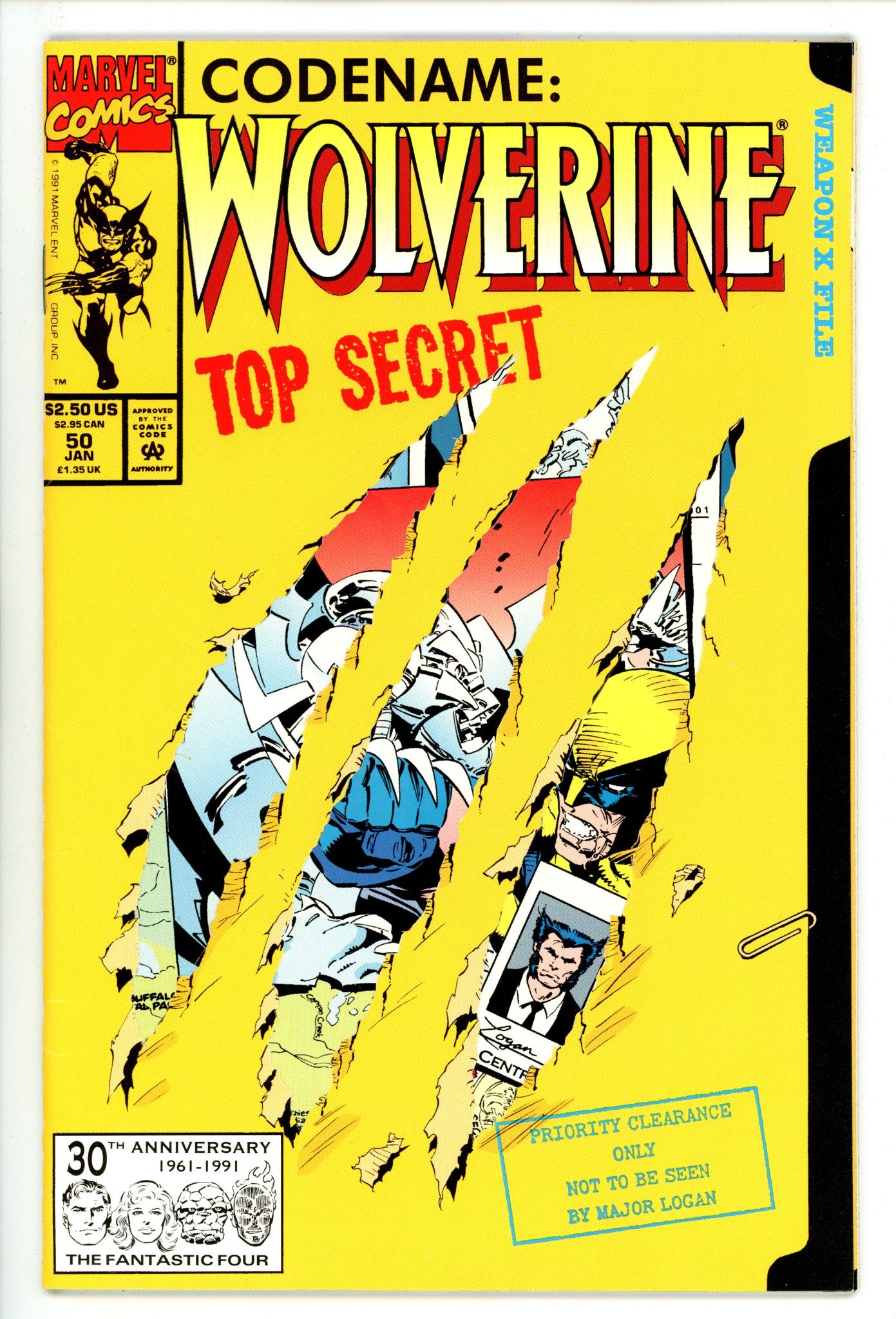 Wolverine Vol 2 50 Mid Grade (1992) 