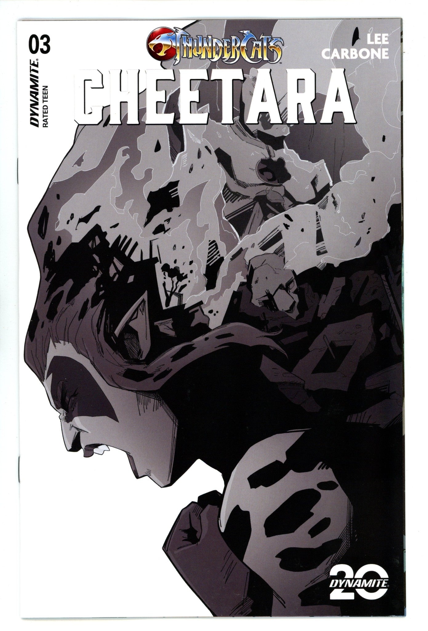 Thundercats Cheetara 3 Stein B&W Incentive Variant (2024)