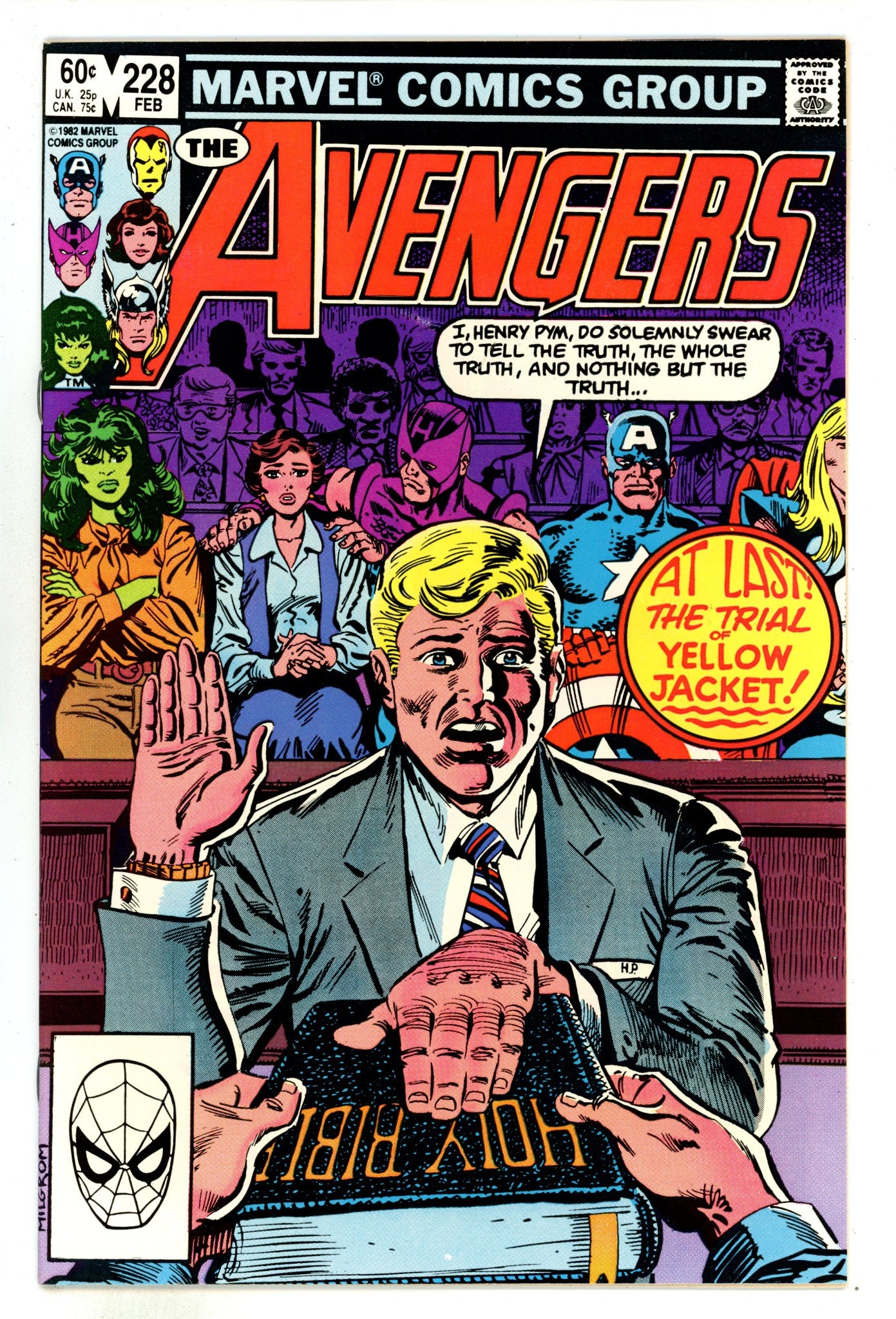 The Avengers Vol 1 228  NM- (9.2)   (1983)        