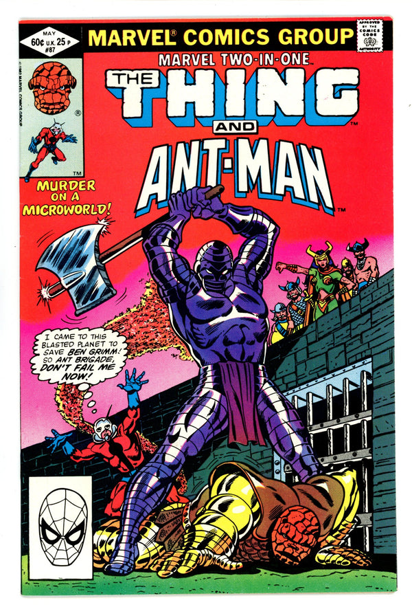 Marvel Two-in-One Vol 1 87 Mid Grade (1982)