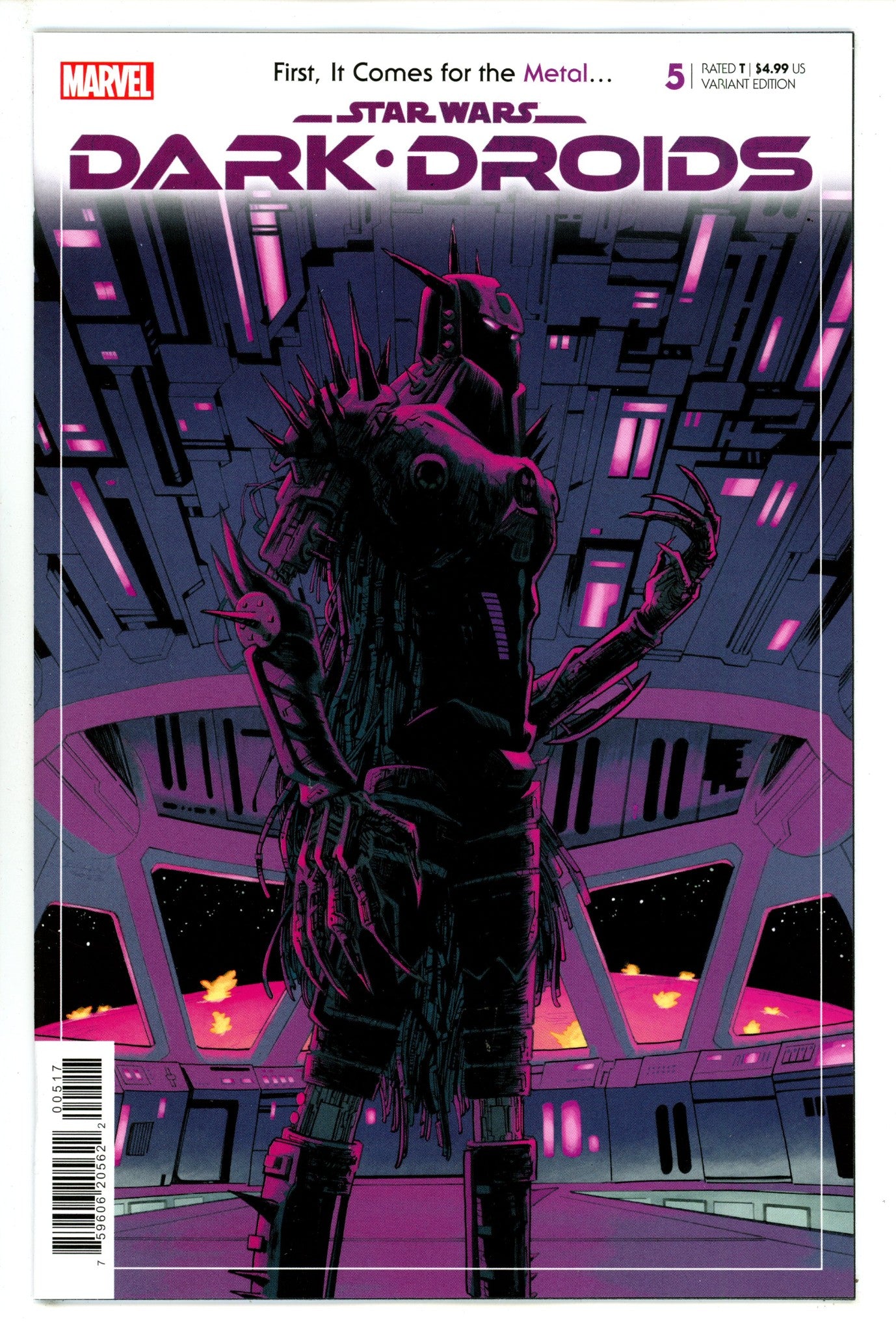 Star Wars Dark Droids 5 Shalvey Incentive Variant NM- (2023)