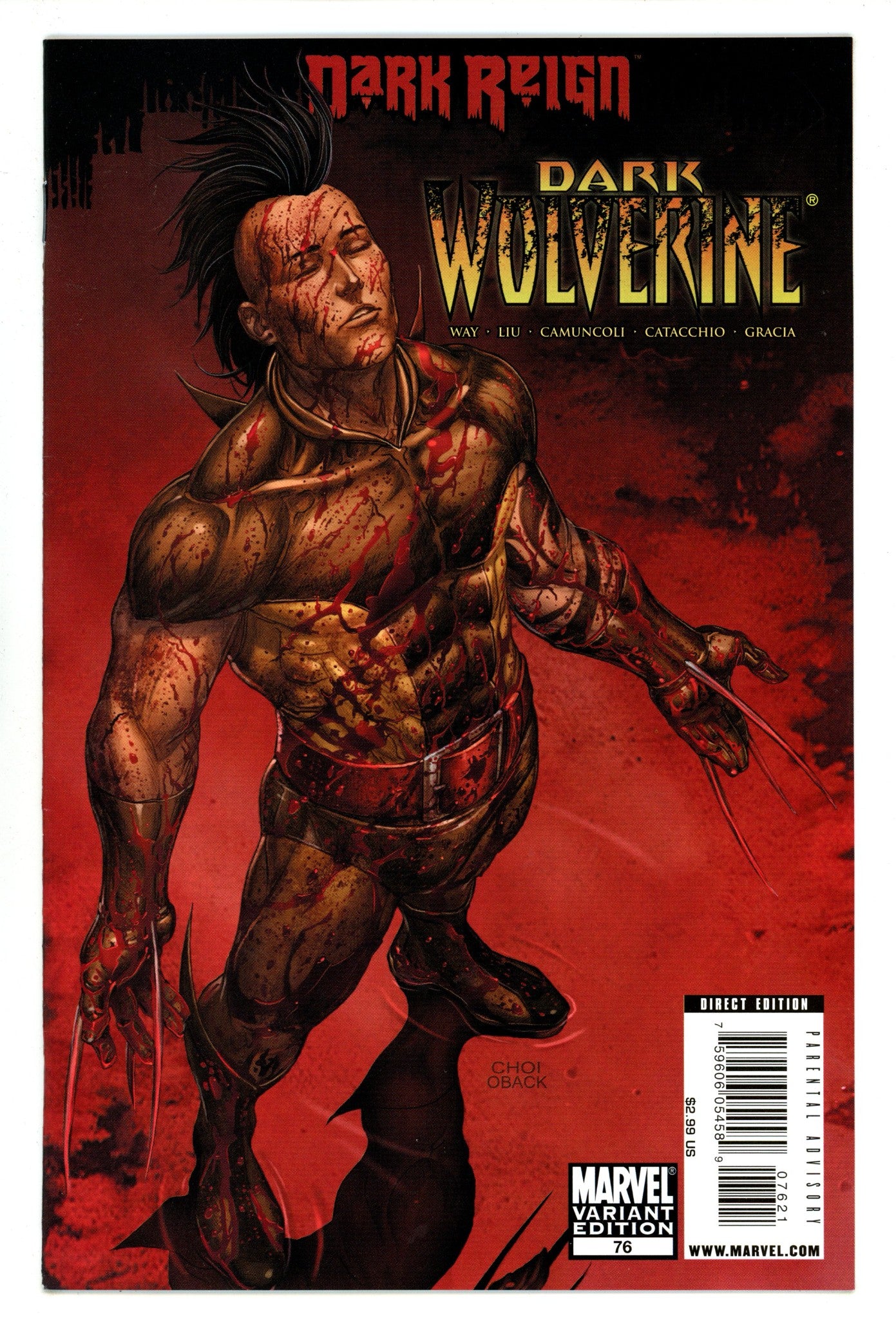Dark Wolverine 76 VF+ (8.5) (2009) Choi Incentive Variant 