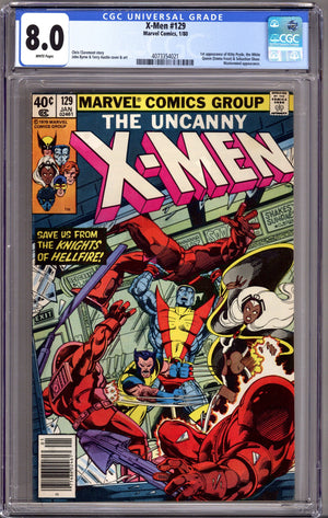 The X-Men Vol 1 129 CGC 8.0 (VF) (1980) Newsstand