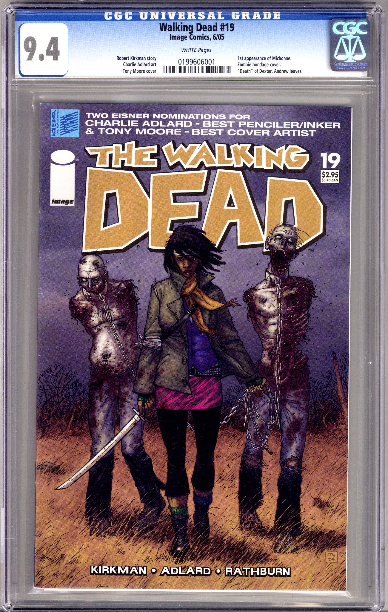The Walking Dead 19 CGC 9.4 (NM) (2005)