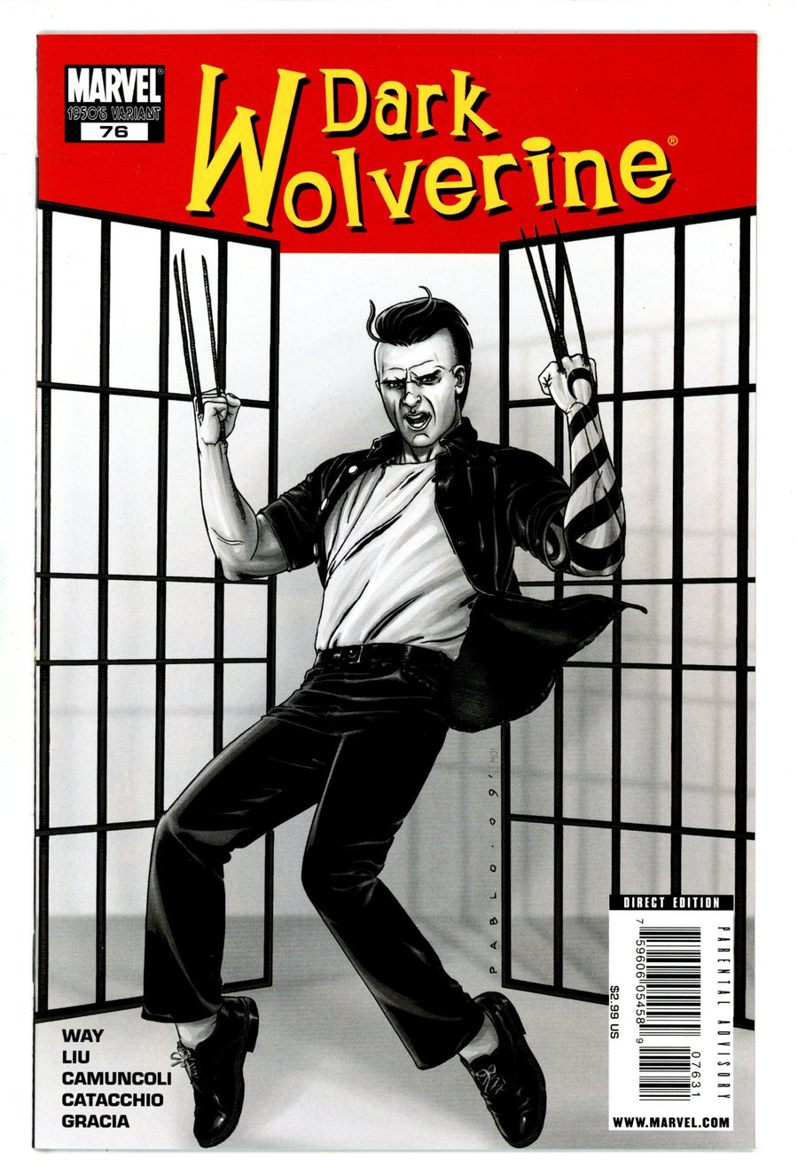 Dark Wolverine 76 NM- (9.2) (2009) Raimondi Homage Variant 