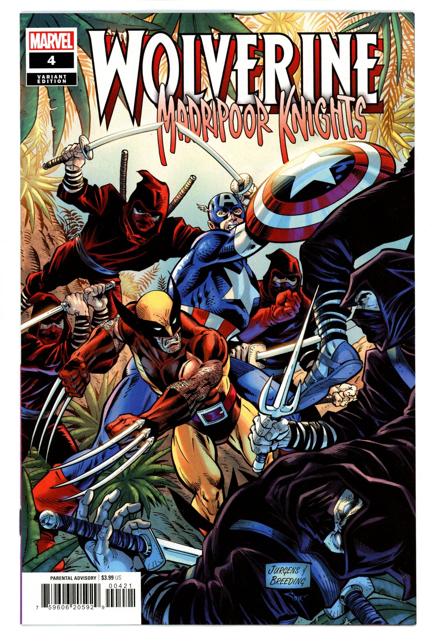 Wolverine Madripoor Knights  4 Jurgens  Variant   (2024)