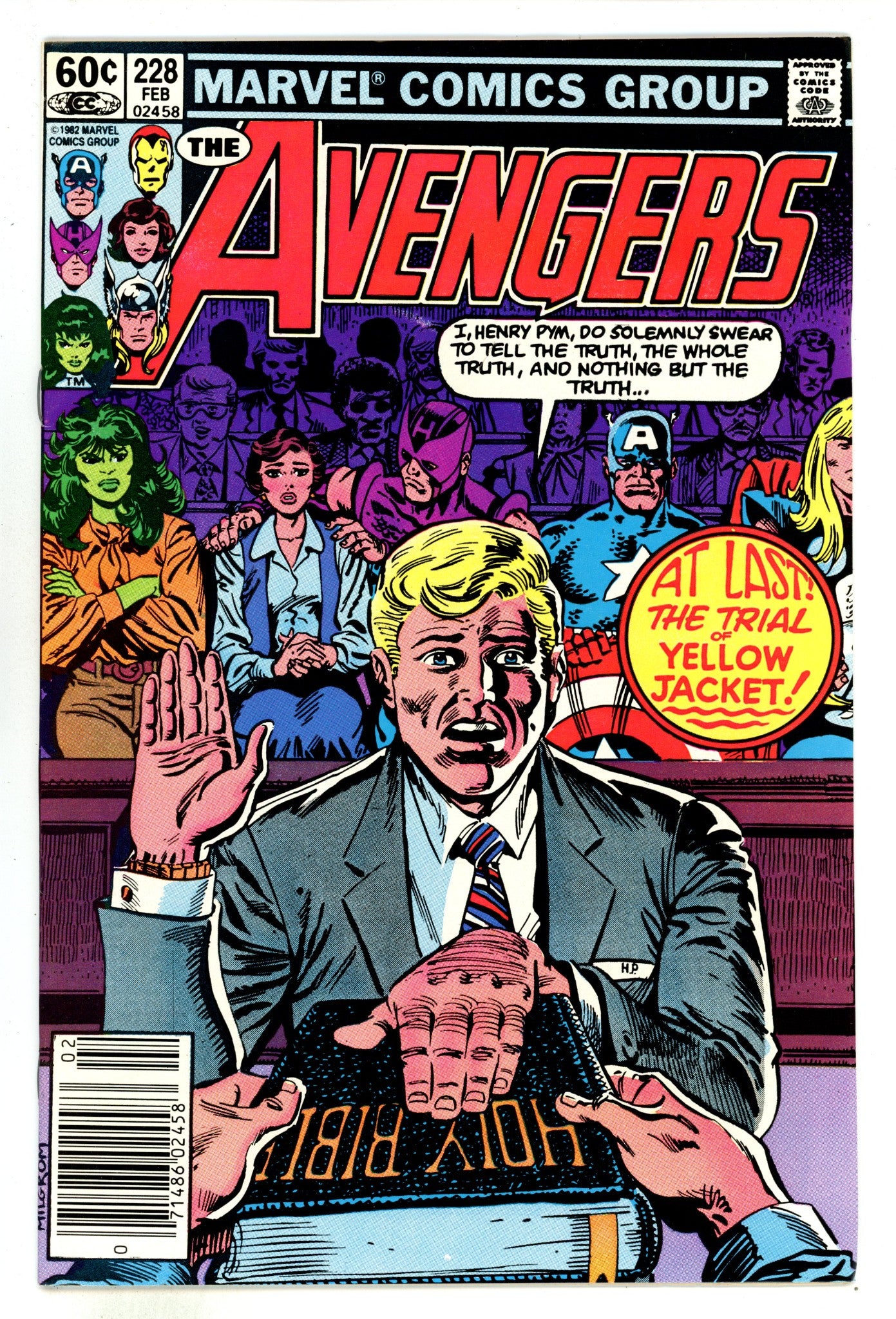 The Avengers Vol 1 228  Mid Grade   (1983)     Newsstand  