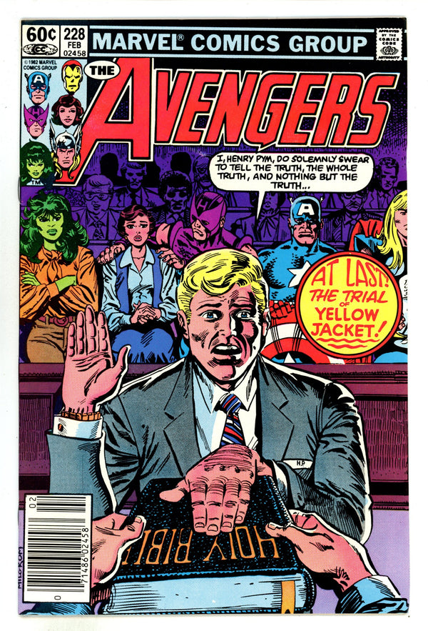 The Avengers Vol 1 228 Mid Grade (1983) Newsstand