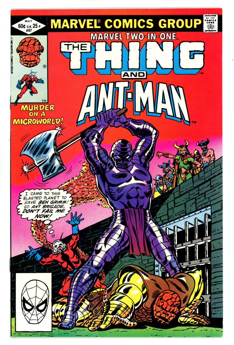 Marvel Two-in-One Vol 1 87 High Grade (1982) 