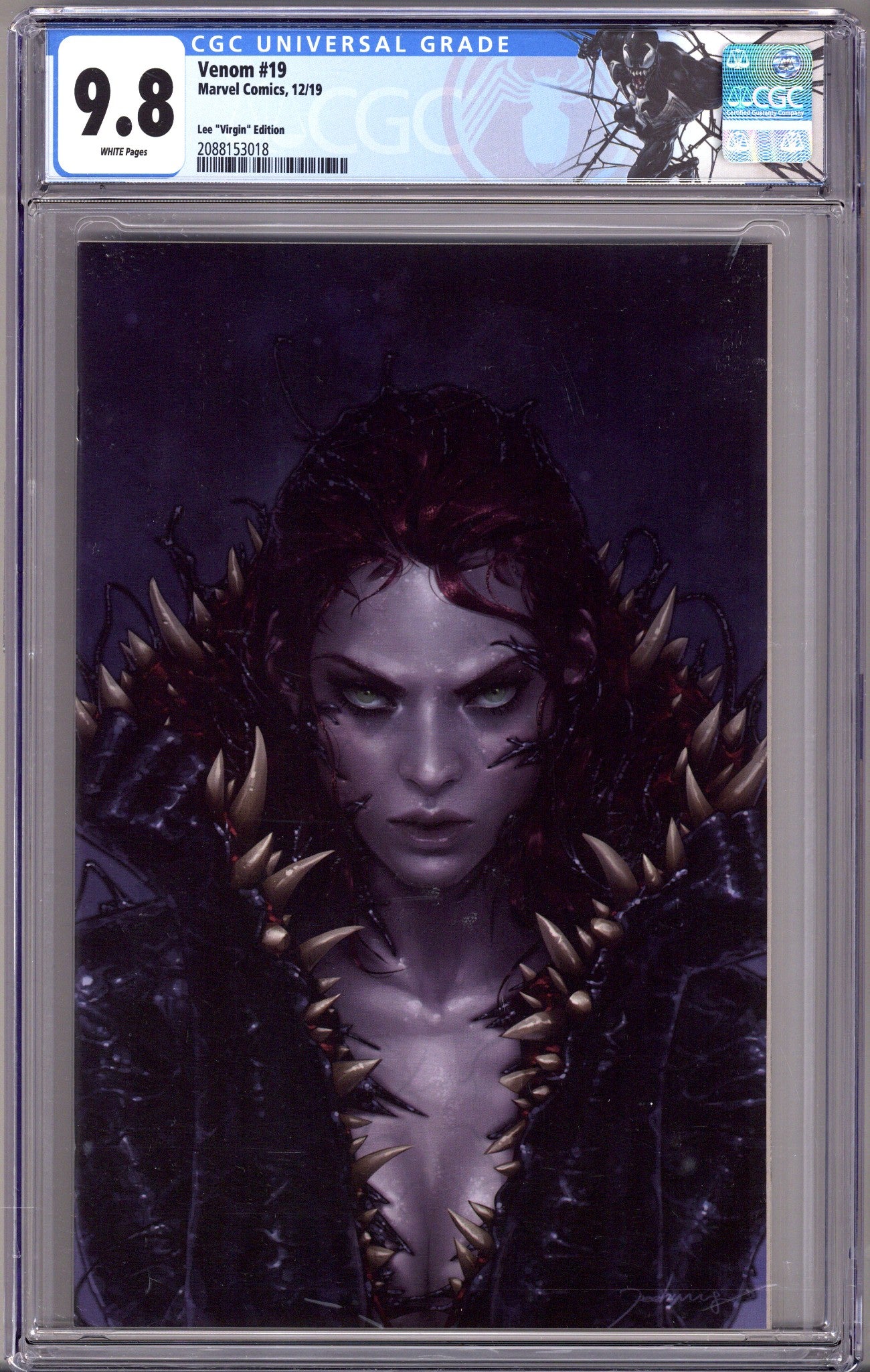Venom Vol 4 19 (184) CGC 9.8 (NM/M) (2019) Lee Virgin Exclusive Variant 