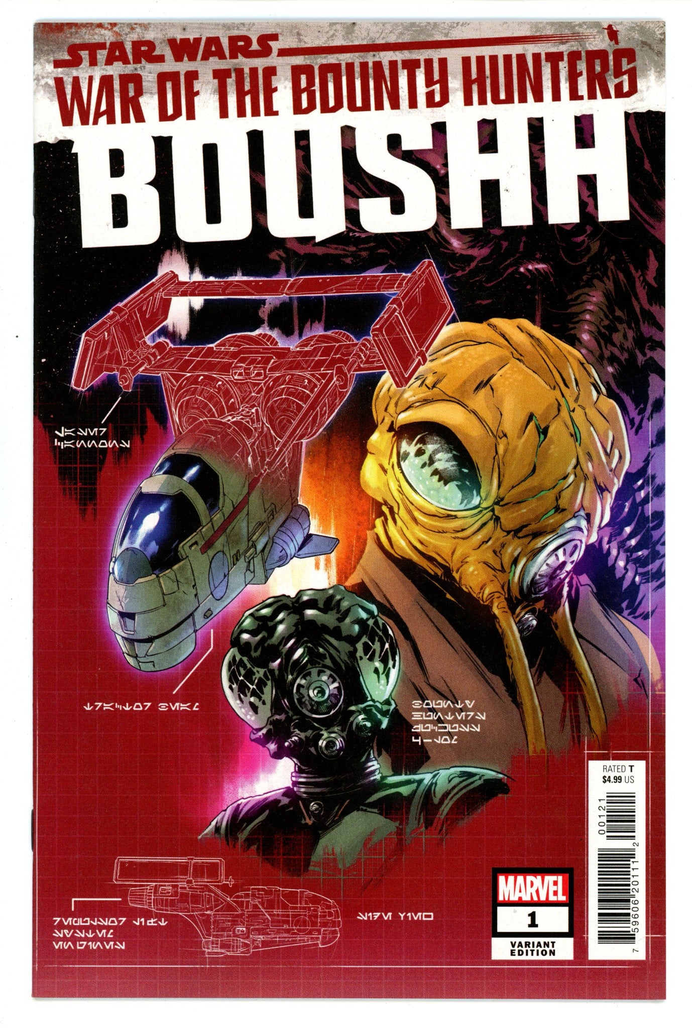 Star Wars: War of the Bounty Hunters - Boushh 1 High Grade (2021) Villanelli Variant 