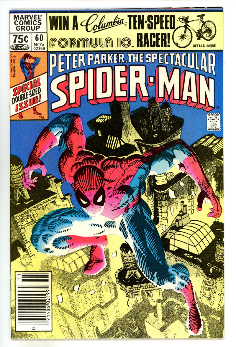 The Spectacular Spider-Man Vol 1 60  FN/VF (7.0)  (1981)  Newsstand  