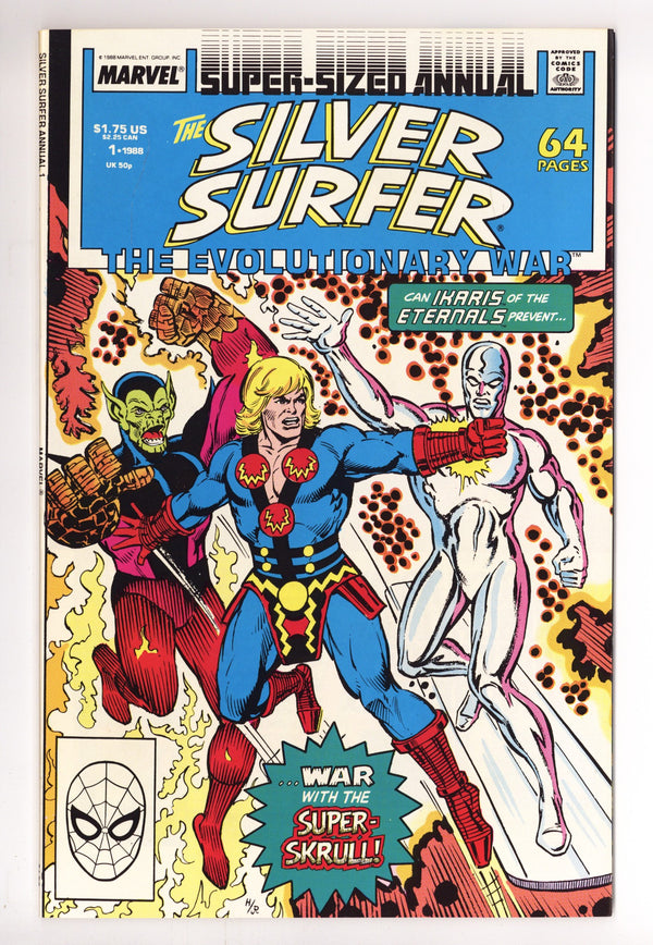 Silver Surfer Annual Vol 3 1 Mid Grade (1988)