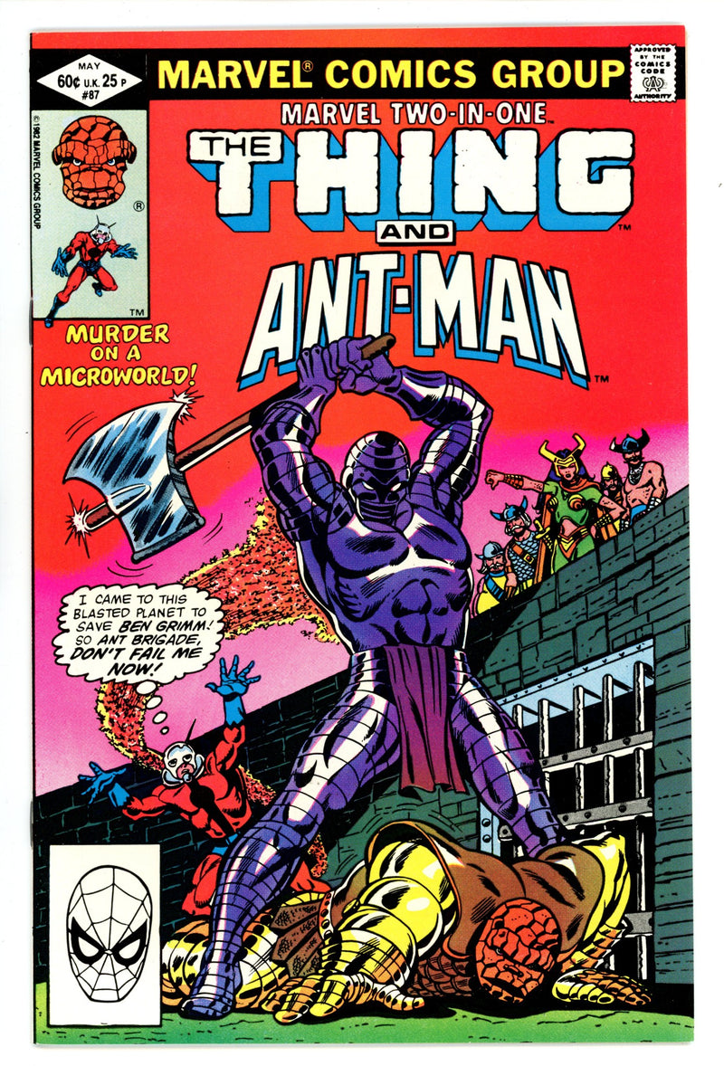 Marvel Two-in-One Vol 1 87 NM- (9.2) (1982) 