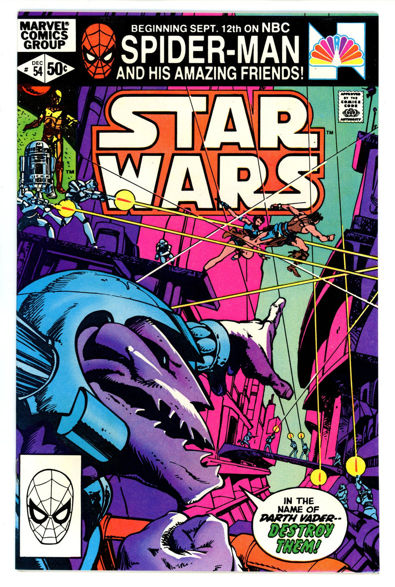 Star Wars Vol 1 54 VF+ (8.5) (1981) 