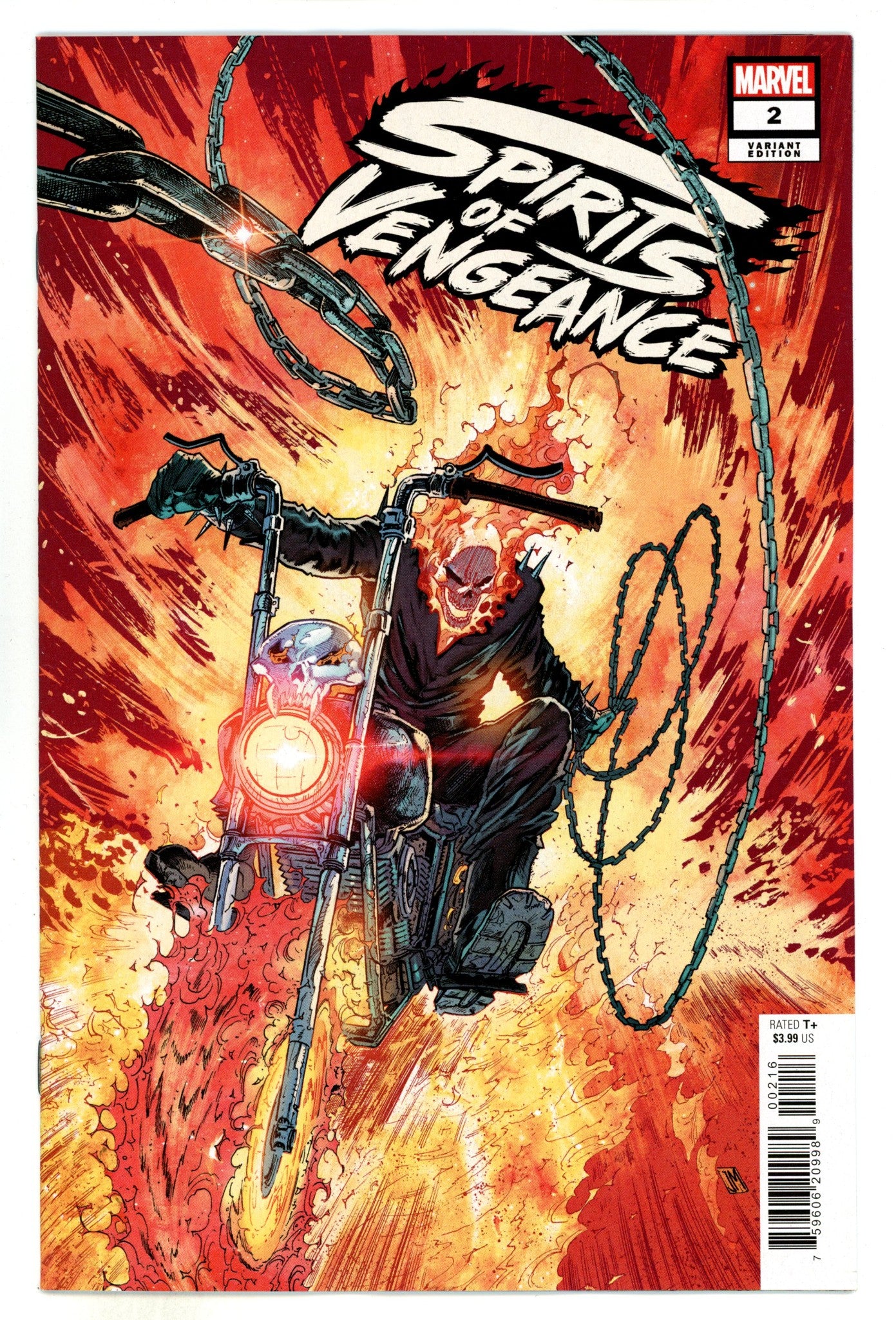 Spirits Of Vengeance 2 Mason Incentive Variant NM- (2024)