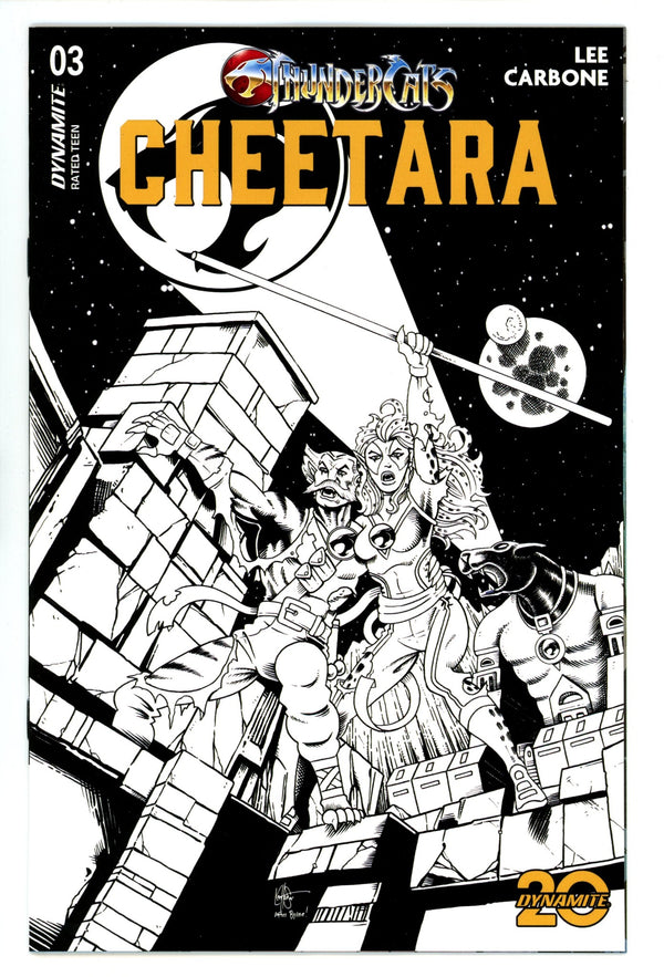 Thundercats Cheetara 3 Haeser Homage B&W Incentive Variant (2024)