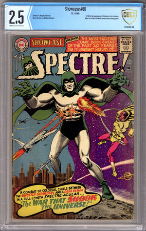 Showcase 60 CBCS 2.5 (GD+) (1966)