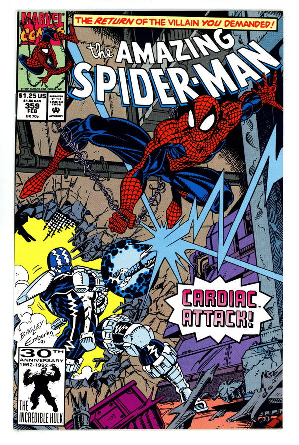 The Amazing Spider-Man Vol 1 359 VF/NM (9.0) (1992)