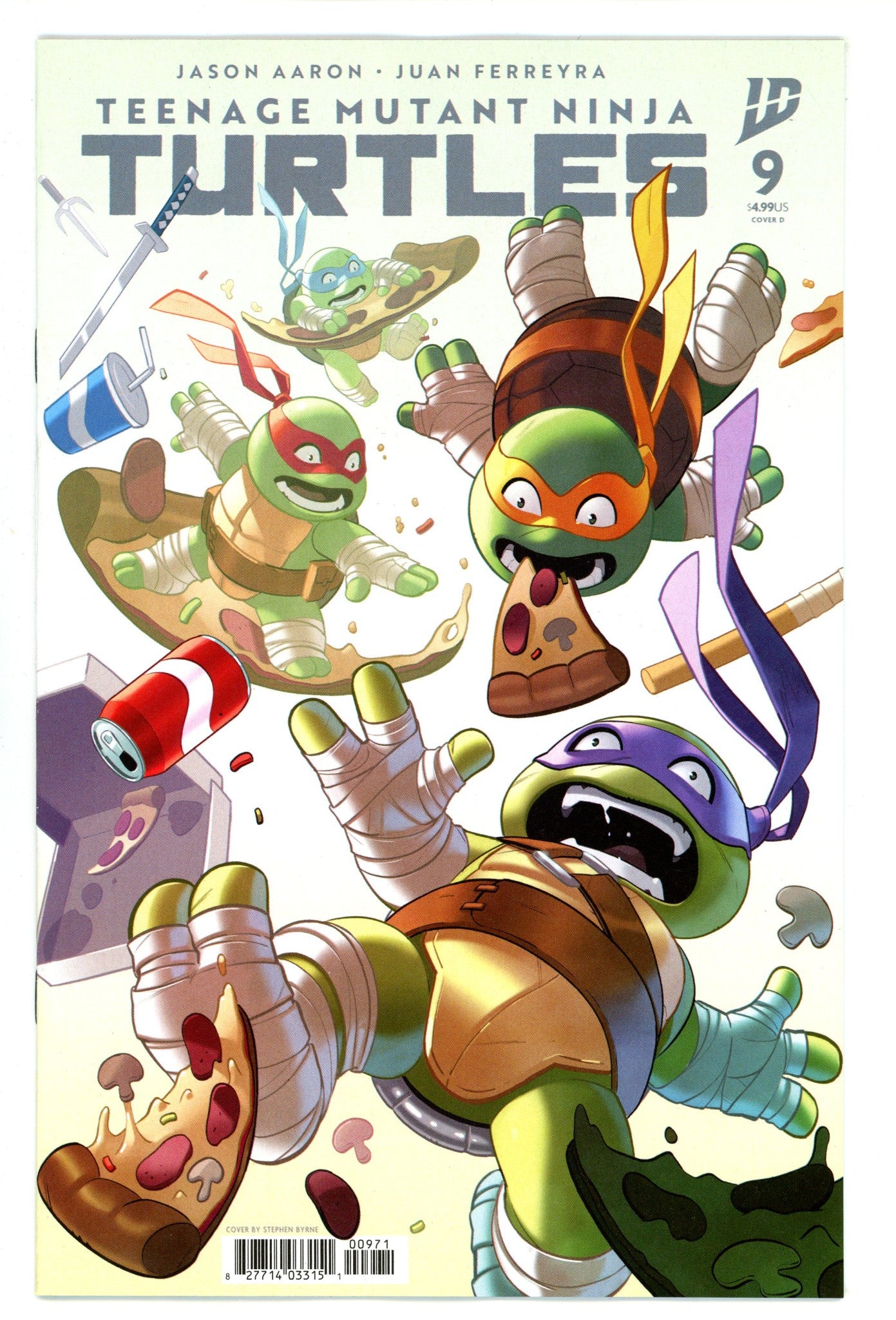 Teenage Mutant Ninja Turtles Vol 6 9 Byrne Variant (2025)