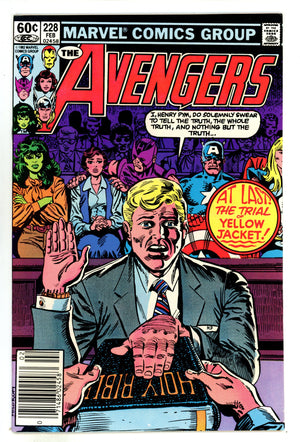 The Avengers Vol 1 228 High Grade (1983) Newsstand
