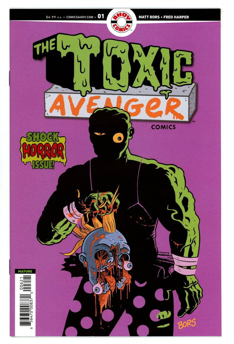Toxic Avenger Comics 1 Bors Variant (2025)