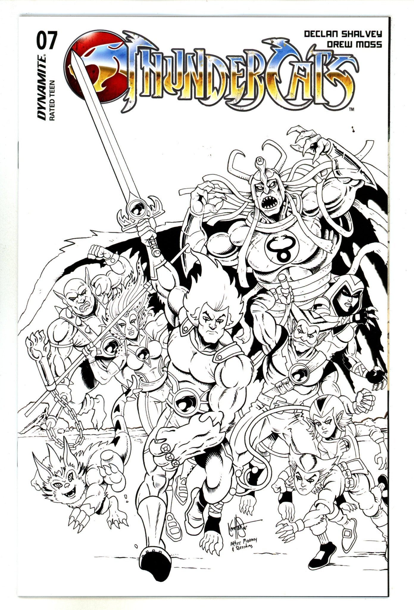 Thundercats 7 Haeser B&W Incentive Variant (2024)