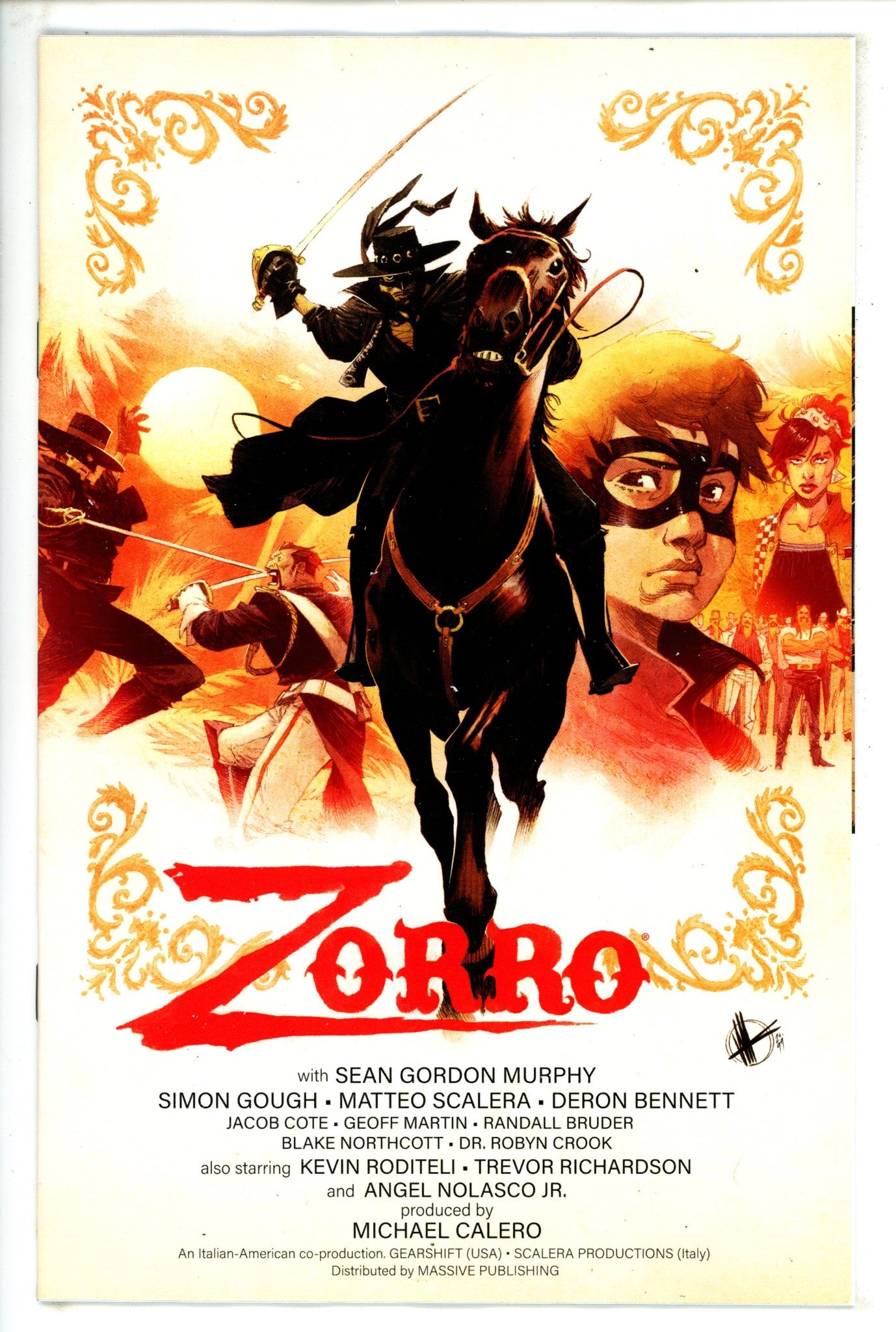 Zorro Man Of The Dead 1 Scalera Homage Variant (2024)