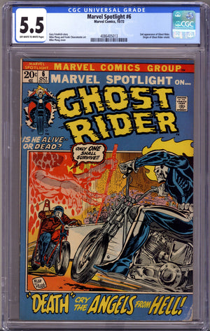 Marvel Spotlight Vol 1 6 CGC 5.5 (FN-)   (1972)